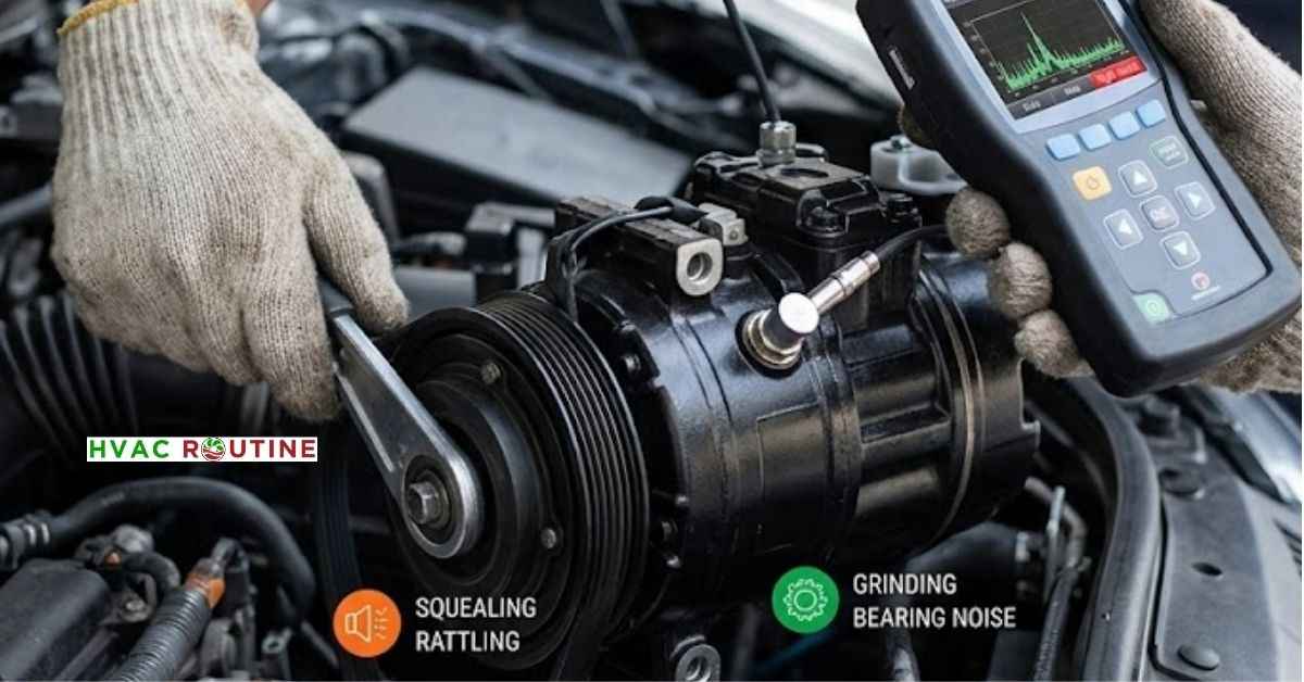 Car AC Compressor Sound Diagnosis