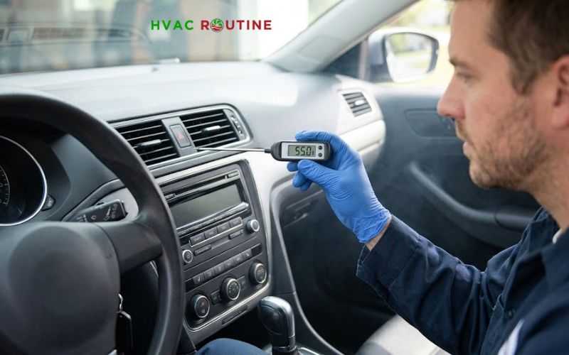 Verify Cabin Vent Temperatures